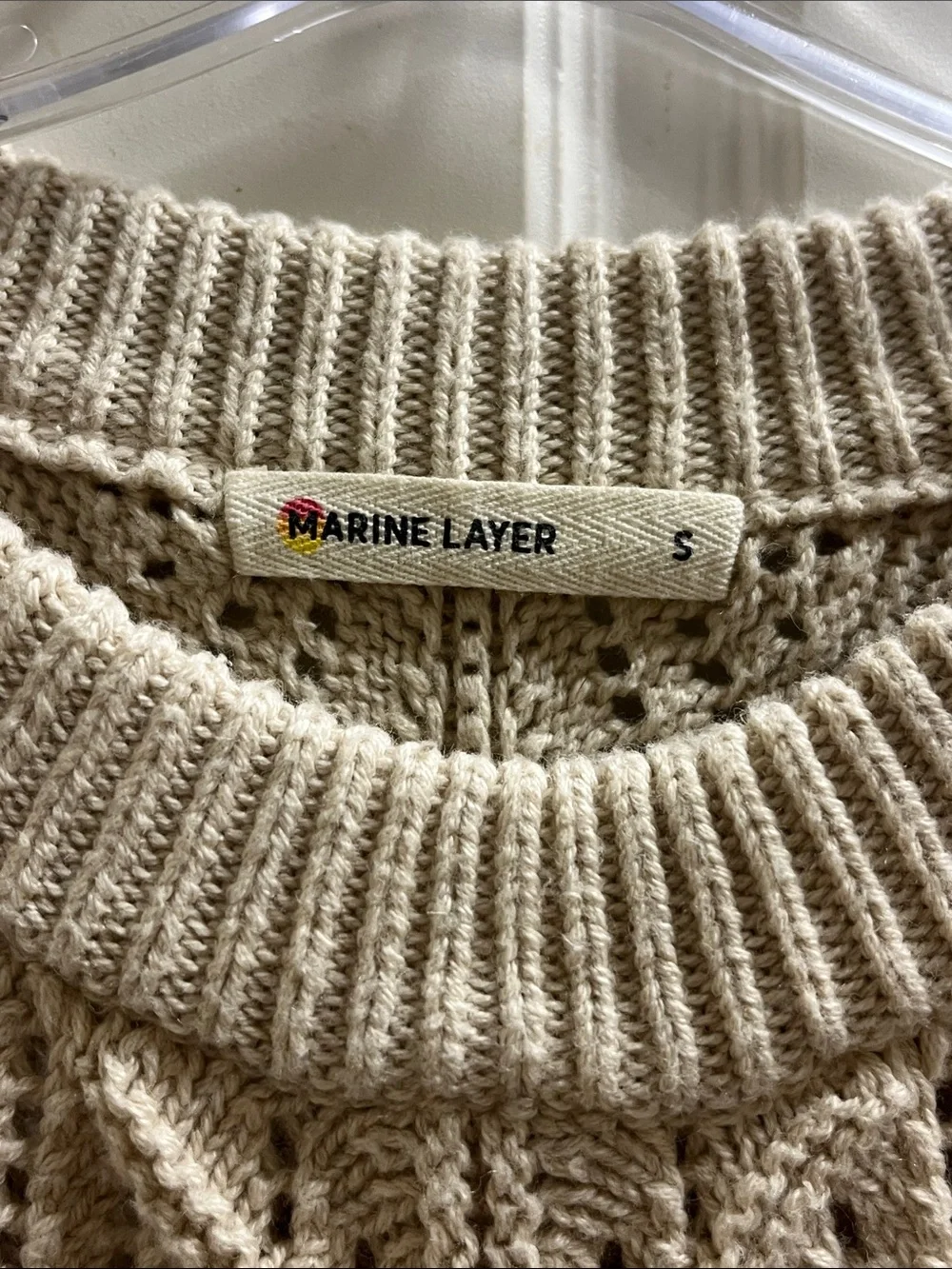 Marine Layer Brooke Sweater Vest in Cream